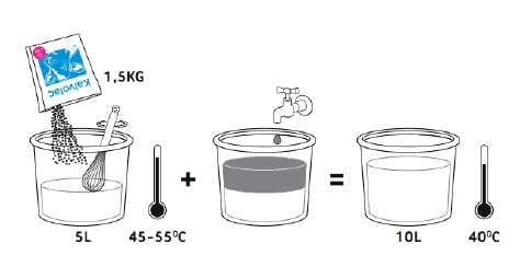 Kalvolac täispiimaasendaja valmistamine